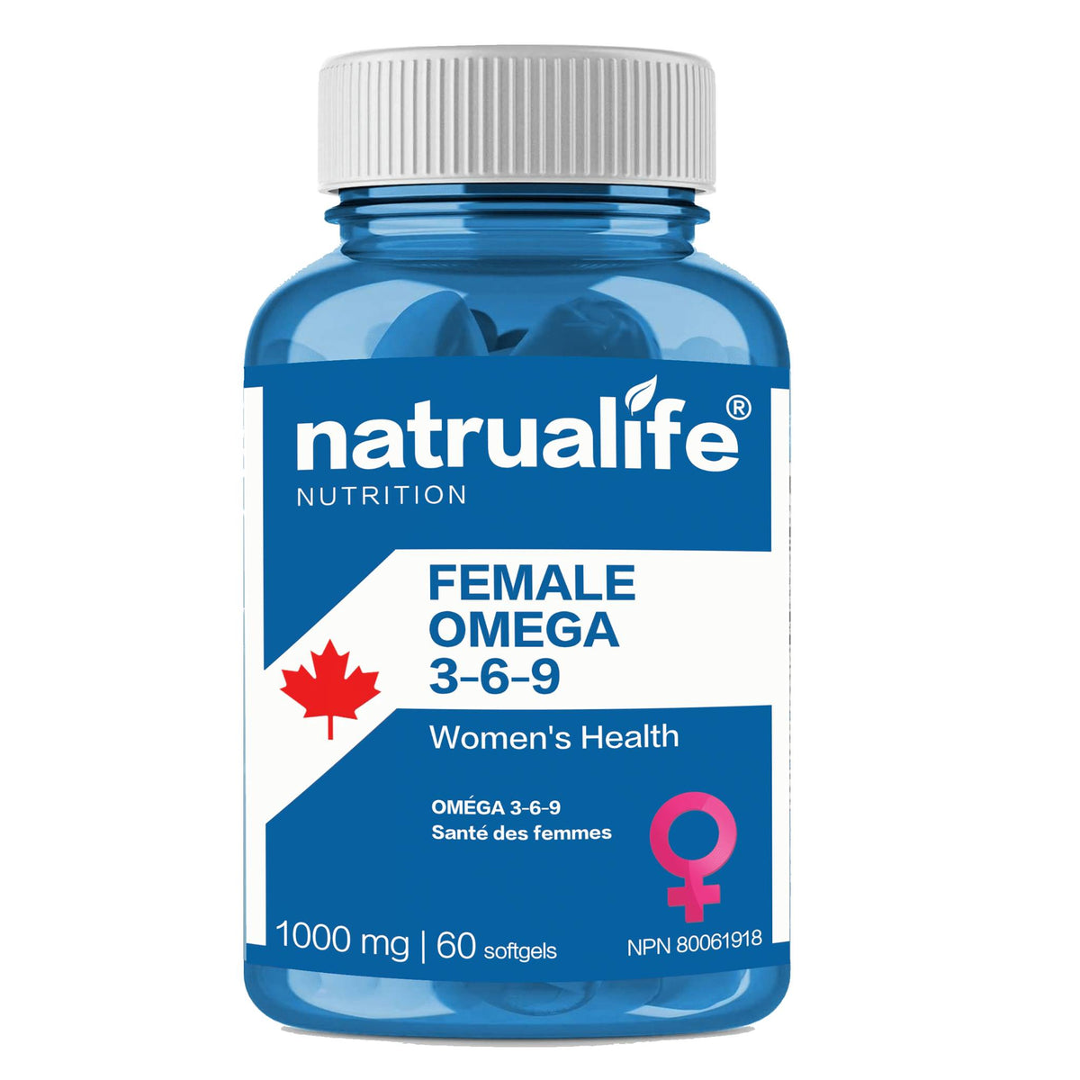 Natrualife F rmula de Omega 3 del ATL NTICO para mujeres 1000 mg 60 pastillas